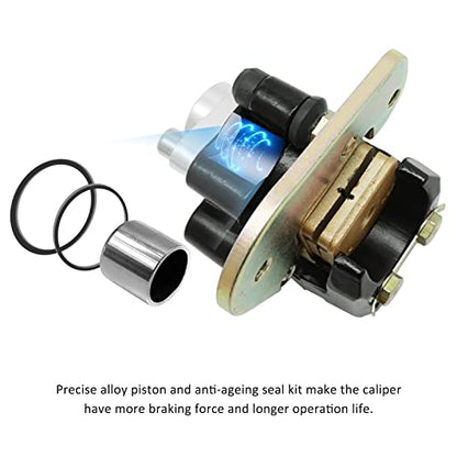 M MATI Rear Brake Caliper W/Pads for Honda SPORTRAX TRX400 EX 2005-2008 TRX400 X 2009 2012-2014 without Parking Brake 43250-HN1-A41