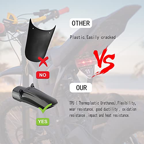 Sur Rear Shock Imitation Carbon Fiber Fender - color: Rear Shock Fender, size: Imitation Carbon Fiber