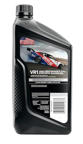 Valvoline VR1 Racing Synthetic SAE 10W-30 Motor Oil 1 QT - size: 1 QT, style: Full Synthetic VR1