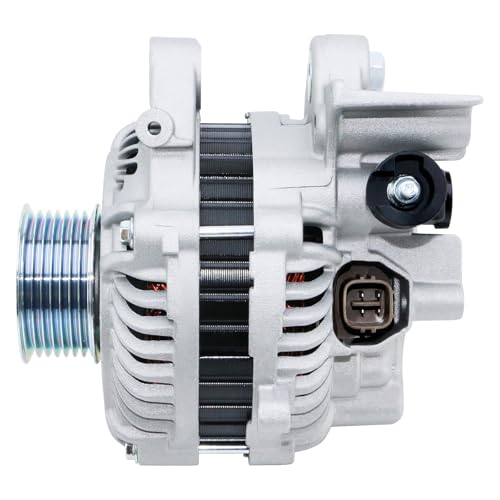 BDELI Alternator 11176N fit for 1.8L L4 2006-2011 Honda Civic, 80A 12V - size: 11176N
