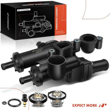 A-Premium Engine Coolant Thermostat Housing Assembly W/Sensor 68003582AB