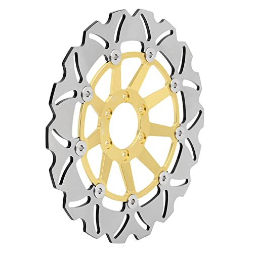 Front Rear Brake Disc Rotors Pads Kit for Honda CBR 1100 XX Super Blackbird 1999-2008 - color: Gold, size: CBR 1100 XX Super Blackbird 1999-2008