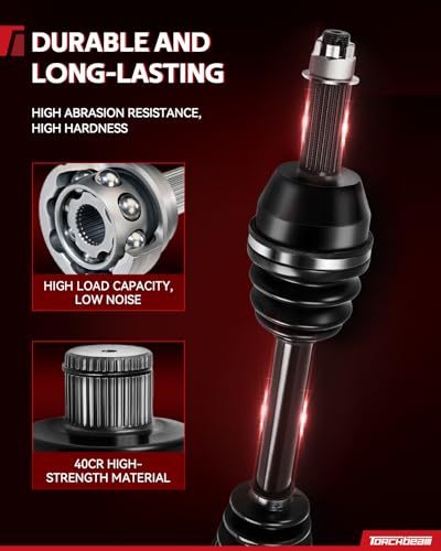 Torchbeam Front Left CV Axle Shaft Fits Honda 1998-2002 Accord, Acura 1999-2003 TL, Acura 2001-2003 CL, Axle Shaft 66-4166 - size: Accord 1998-2002 Front Left