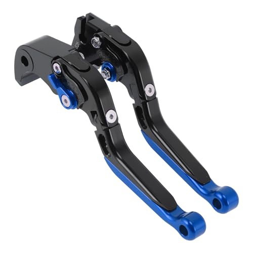 Brake Clutch Levers for Kawasaki ZX636R 2000-2004 Black Blue - color: Black Handle Blue End