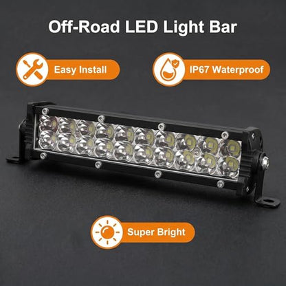 Motorcycle LED Light Bar 60W 4200Lm dirt bike headlight