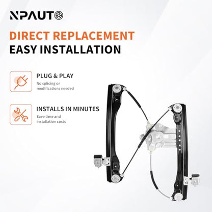 Front Right Power Window Regulator Without Motor fit for Chevy Cruze, 11-15 - style: Front Passenger Side