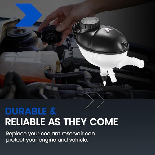 603-257 Engine Coolant Reservoir Tank for Mercedes C/E/CLS - color: White, size: 603-257