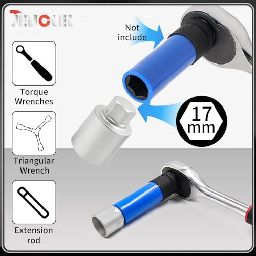 17PCS Wheel Locking Nut Key Kit Compatible with Land Rover