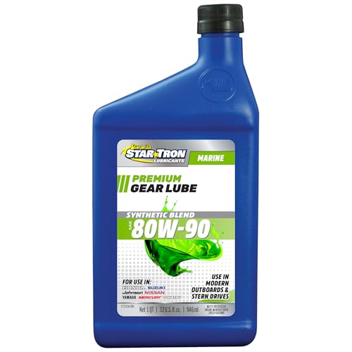 STAR BRITE Synthetic Lower Unit 80W-90 Gear Lube, Marine Grade - size: 32 Oz Quart, style: 80W-90W Synthetic