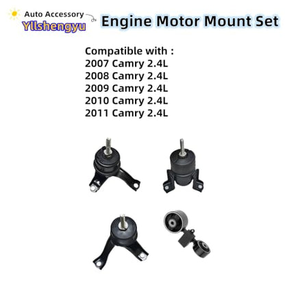 Engine Motor Transmission Mount Kit for 2007-2011 Camry 2.4L - size: 2007-2011 Camry 2.4L