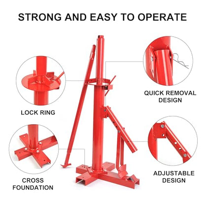 Manual Tire Changer, Portable Hand Bead Breaker Mounting Tool for 8" to 16" Tires, Compatible for Car Truck Trailer, Tire Mounting Machine