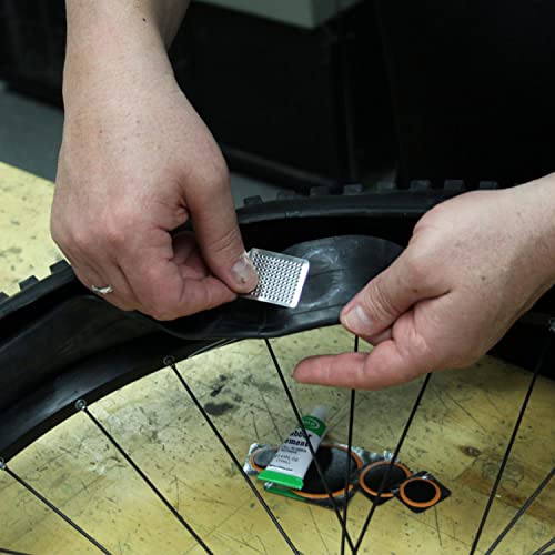 Slime 1022-A Tube Rubber Patch Kit, for Bikes and Other Inflatables, Contains, 5 Patches, Scuffer and Glue (Pack of 2) - size: 5-Count (Pack of 2), style: Rubber Patch Kit