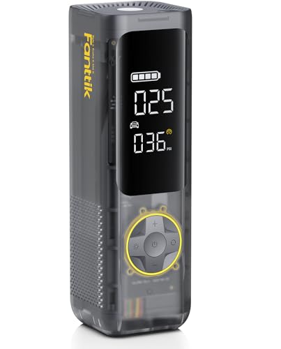 Fanttik X8 APEX Tire Inflator Portable Air Compressor, 1 Min Fast Inflation - color: Mechanical Gray