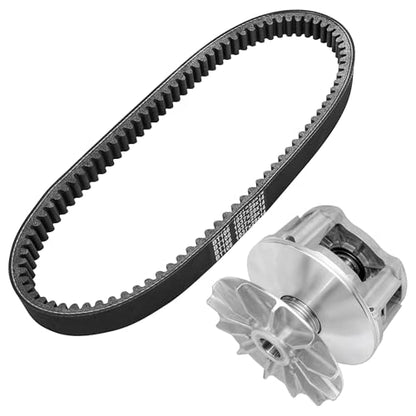 Caltric Complete Primary Drive Clutch with Belt Compatible with Polaris Sportsman 500 4X4 1998-2002