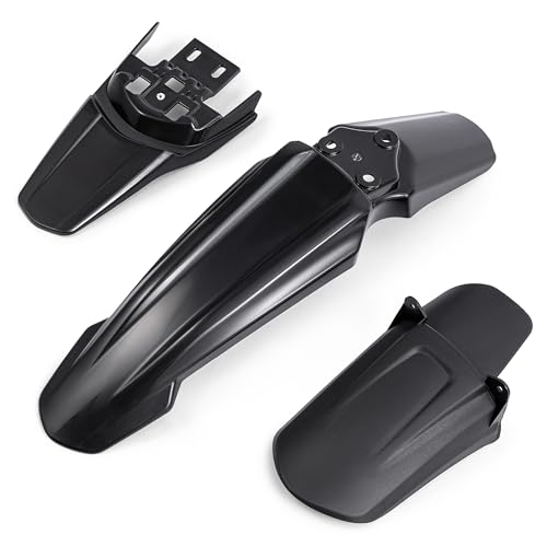Electric Bike Fender Set - Front Fender, Rear Fender, Rear Shock Fender - Electric Dirt Bike Accessories - Ebike Mud Guard for Sur-ron Light Bee S/X / X160 / X260 - style: Fender Set