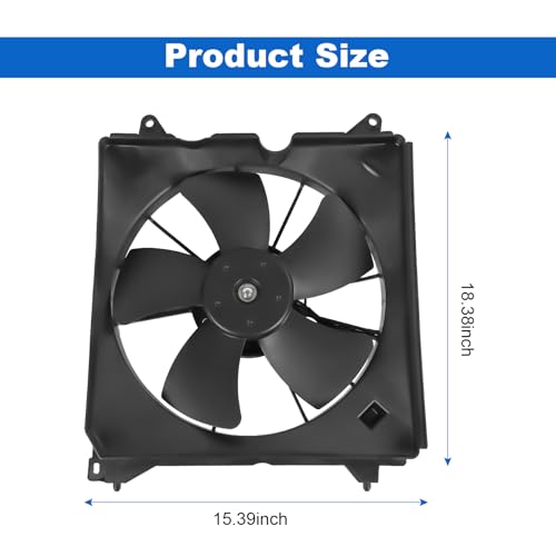 Engine Radiator Cooling Fan Assembly Replacement for Honda Accord 2013-2017