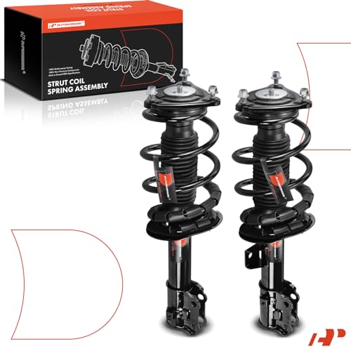A-Premium Front Complete Strut Assemblies with Coil Springs, Set of 2