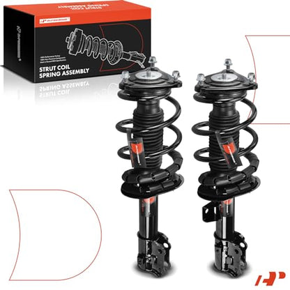 A-Premium Front Complete Strut Assemblies with Coil Springs, Set of 2