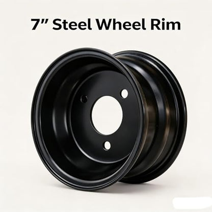 7" ATV Wheel Rim 3-Hole Compatible with Taotao 110CC 125CC ATV