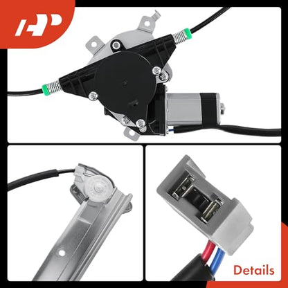A-Premium Front Driver Side Power Window Regulator with Motor (2-Pin) - style: Front Driver (LH)