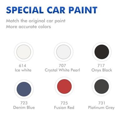 723 Denim Blue Touch Up Paint Compatible with Volvo, Auto Paints - color: 723 Denim Blue
