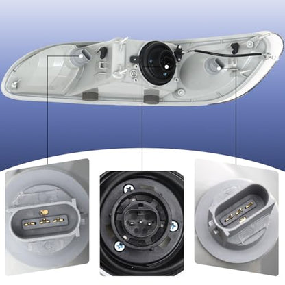 Headlight Assembly Fits for 2005-2016 Peterbilt 325 330 335 337 340 - color: Left/driver side