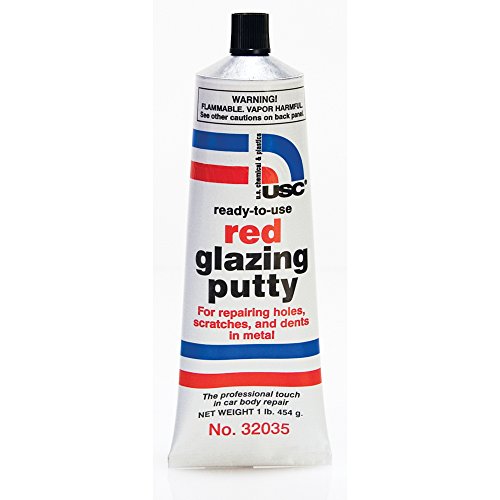 U.S. Chemical & Plastics 32035 Red Glazing Putty