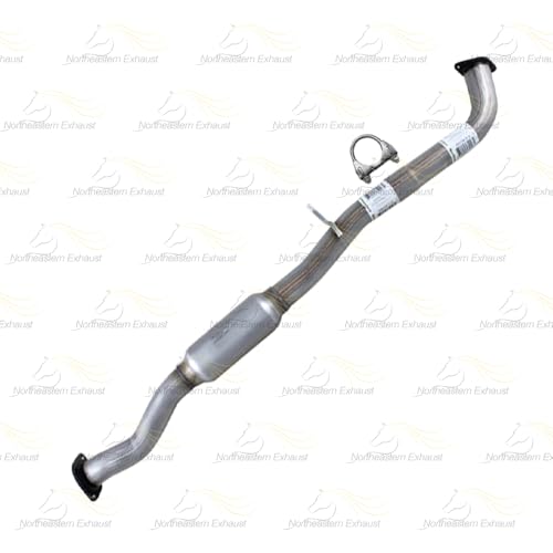 Northeastern Exhaust | Stainless Steel Exhaust Resonator Pipe Compatible for Nissan 350Z 2003-2007 3.5L | Free Gasket, Hanger, Bolts and Nuts and Clamp Included | Automotive Replacement Part
