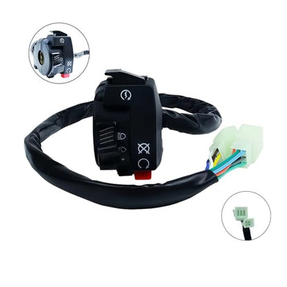 Complete Wiring Harness kit Electrics Wire Loom Assembly for GY6 125cc 150cc Scooter Moped 4-Stroke Engine with Ignition Switch Solenoid Relay CDI Stator Regulator