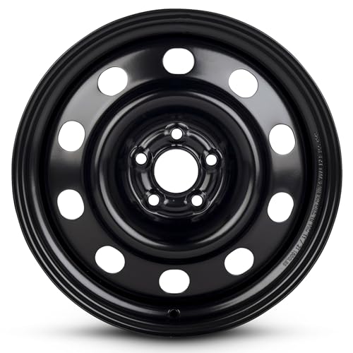 For 2013-2019 Ford Escape 17 Inch Painted Black Steel Rim - OEM Direct Replacement - Road Ready SUV Wheel