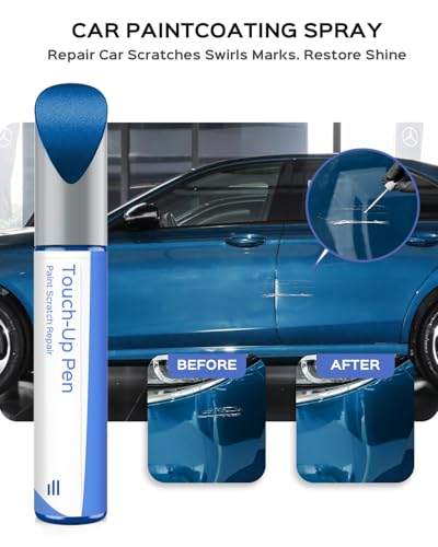 Touch Up Paint for Mercedes-Benz Exact Match–Chips and Nicks Touch Up (Hyper Blue Magno (964)) - color: Hyper Blue Magno (964)