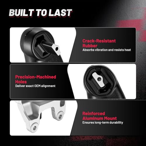 BDFHYK Front Engine Motor Mount Set Compatible with Jeep Wrangler - size: 2012-2017 Jeep Wrangler