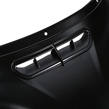 HR3 Black Denim Batwing Outer Fairing Body + Vent Trim Compatible with 2017&2022 Street Glide Special FLHXS - color: Black Denim