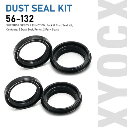 Replacement Fork Seal & Dust Seal Kit 56-132 For Suzuki GSXR600 GSXR750 RGV250 SV650