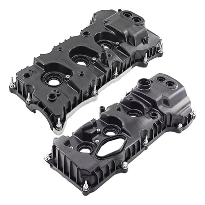Aluminum Engine Valve Cover Set with Bolts Compatible with Ford F-150 Expedition Transit 150 250 350 Lincoln Navigator 3.5L V6 Turbo 2013-2023, Replace DL3E6K271FA BL3E6K273CB