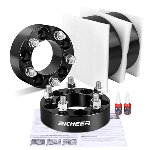 Richeer 1.5 inch 5x4.5 Wheel Spacers for TJ XJ YJ KJ KK ZJ Explorer Ranger - size: Thickness:1.5 inch