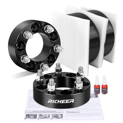 Richeer 1.5 inch 5x4.5 Wheel Spacers for TJ XJ YJ KJ KK ZJ Explorer Ranger - size: Thickness:1.5 inch