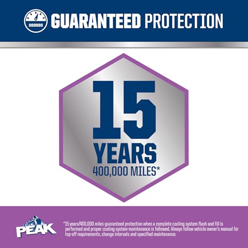 PEAK OET Extended Life Violet Concentrate Antifreeze/Coolant for European Vehicles, 1 Gal. (Pack of 2) - size: Concentrate (Pack of 2)