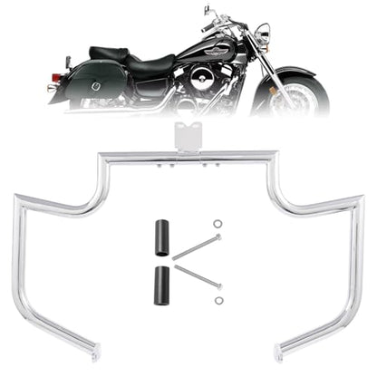 Kinglemc Crash Bar Engine Guard for Kawasaki Vulan(Chrome) - color: Chrome, size: VN1500D/E/N