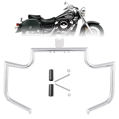 Kinglemc Crash Bar Engine Guard for Kawasaki Vulan(Chrome) - color: Chrome, size: VN1500P VN1600B/F VZ1600