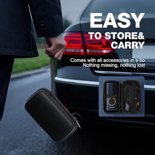 OlarHike Tire Inflator Portable Air Compressor,Built-in Short Hose