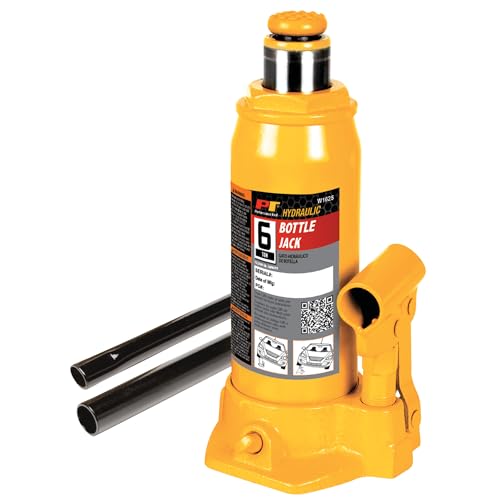 Performance Tool W1625 6 Ton Heavy Duty Hydraulic Bottle Jack - size: 6-Ton - Standard