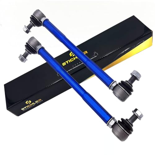 11.81-13.78'' 300-350 mm M10 Front Adjustable Aluminum Sway Bar Links Kit - size: 300-350 M12 Front