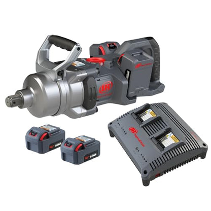 Ingersoll Rand W9491-K4E Cordless 1" High-Torque Impact Wrench Kit, Includes 4 BL2022 5.0Ah Batteries and Dual-Bay Charger - size: Standard Anvil, style: 4 Battery Kit