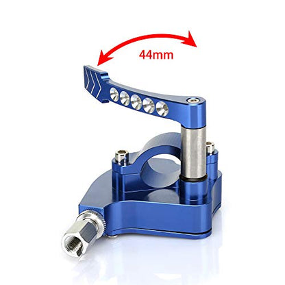 Universal 7/8"Handlebar Thumb Throttle,for Yamaha Banshee 350,Blue - color: Blue