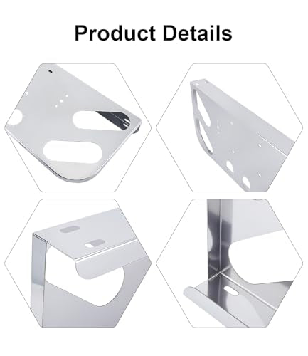 Tail Light Panel Stainless Steel Chrome Finish with Four 4.2"x2.54" Ovals and Three 2.31" Round Light Cutouts(7 Holes), Rear Center Light Panel for Semi Truck Trailers - style: 4x4.2"Ovals & 3x2.31" Round Holes