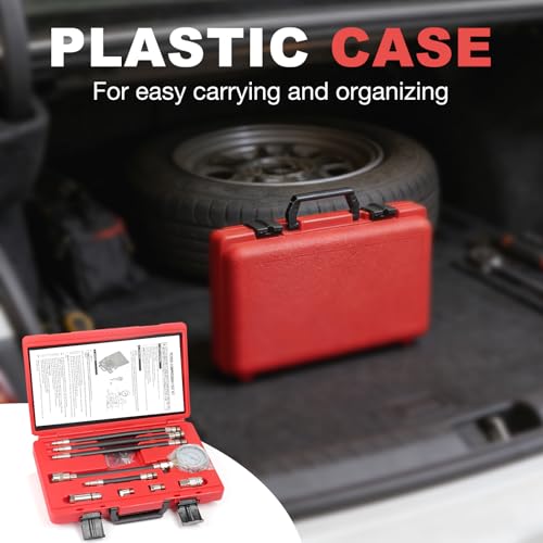 Petrol Compression Test Kit, Engine Compression Tester,2-3/4