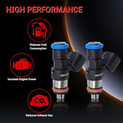 Fuel Injectors 0280158191 Compatible with Ford Lincoln 3.5L 3.7L V6 - size: 0280158191