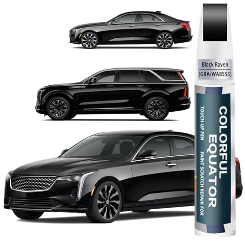 (Black Raven GBA/WA8555) Touch up Paint for Tesla/Cadillac - color: Black Raven(GBA/WA8555) for 2025 ESCALADE/2024 ESCALADE/2025 XT4/2024 XT4/2025 XT5/2024 XT5/2024 XT6/2025 CT5/2024 CT5/2025 CT4/2024 CT4