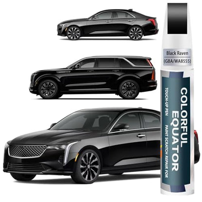 (Black Raven GBA/WA8555) Touch up Paint for Tesla/Cadillac - color: Black Raven(GBA/WA8555) for 2025 ESCALADE/2024 ESCALADE/2025 XT4/2024 XT4/2025 XT5/2024 XT5/2024 XT6/2025 CT5/2024 CT5/2025 CT4/2024 CT4